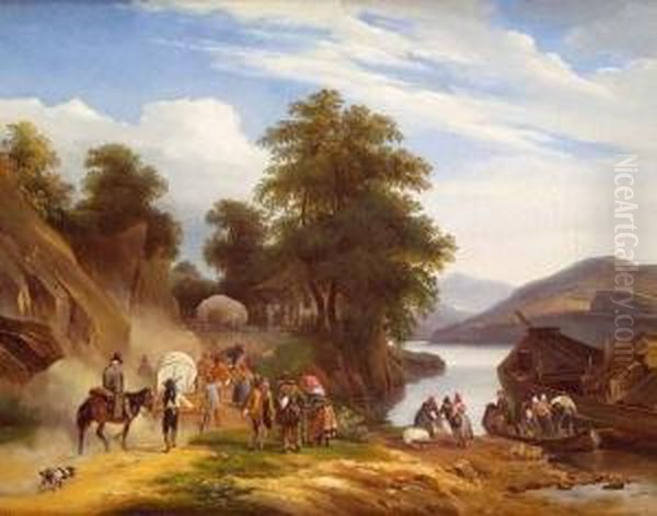Le Debarcadere, Circa 1820 - view 1