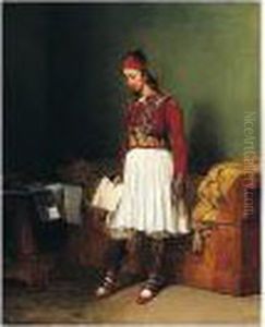 Greek Youth Reading A Letter by Auguste-Xavier Leprince