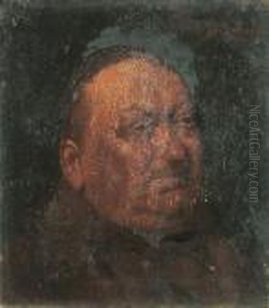 Head Study Of A Monk. - view 1