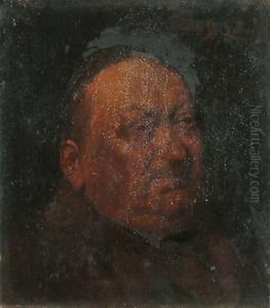 Head Study Of A Monk - view 1