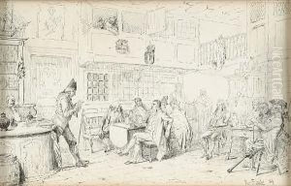 Figures In An Inn - view 1