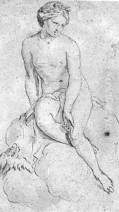 Venus Seated On A Cloud by Giambettino Cignaroli