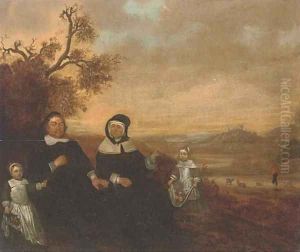 A portrait of a husband and wife