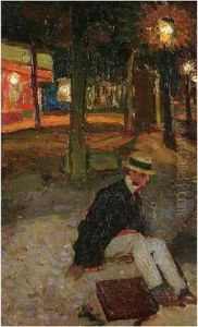 Le Penseur by Auguste Leroux