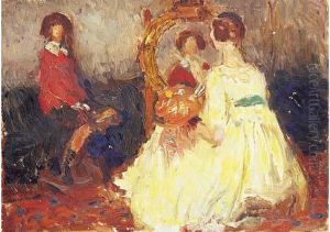 Le Moment De Peinture by Auguste Leroux