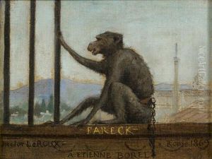 Le Singe Fareck by Louis Hector Leroux
