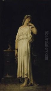 A Vestal Virgin by Louis Hector Leroux