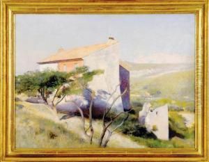 Paysage De Cassis by Paul Alexandre Alfr. Leroy
