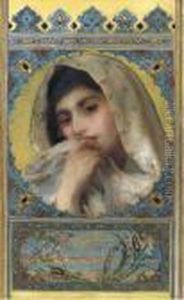 An Oriental Beauty by Paul Alexandre Alfr. Leroy