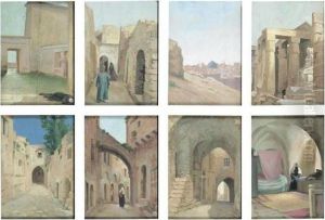 Vues De Jerusalem, De Bethleem, De Louxor Et De Philae Submergee by Paul Alexandre Alfr. Leroy