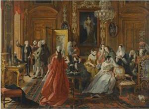 Sir Plume Demands The Restoration Of The Lock by Charles Robert Leslie
