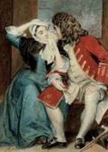 An Officer's Flirtation by Charles Robert Leslie
