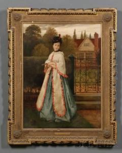 A Victorian Lady by George Dunlop, R.A., Leslie