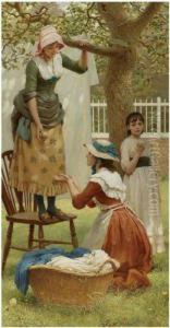The Daughters Of Eve by George Dunlop, R.A., Leslie