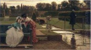 Ten Minutes To Decide by George Dunlop, R.A., Leslie