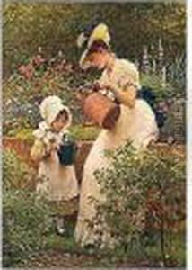 The Young Gardener by George Dunlop, R.A., Leslie