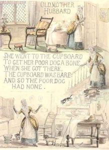 Old Mother Hubbard by George Cruickshank