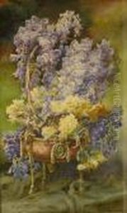 Lessieux: Still Life Of Flowers by Ernest Louis Lessieux