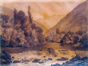 Arriere Pays by Ernest Louis Lessieux