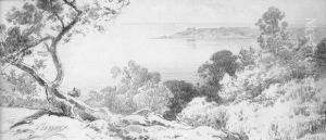 Cap Martin by Ernest Louis Lessieux