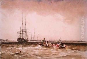 On the Medway by George the Elder Chambers