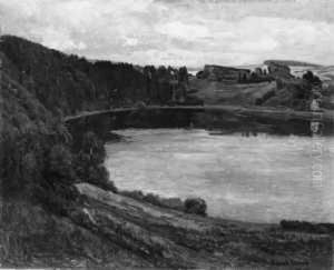 Signiert Unten Rechts: Conrad Lessing. by Konrad Ludwig Lessing