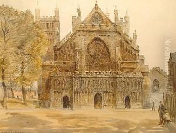 Exeter Cathedral. - view 1