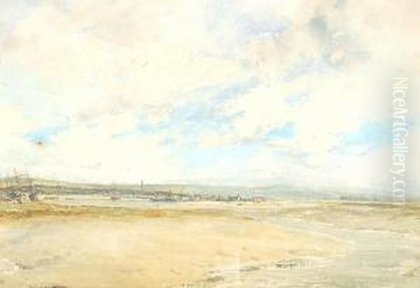 View Of A Beach With A Harbour Beyond - view 1