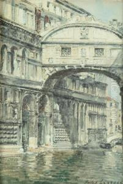 Apair Of Venetian Scenes - view 1