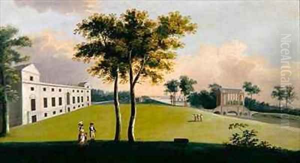 The South Front of Wilton House and the Palladian Bridge of the East Salisbury - view 1