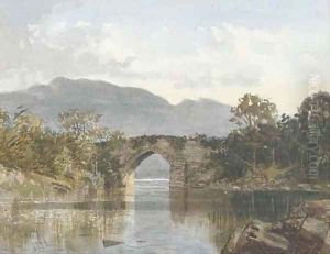 Brickeen Bridge, Killarney by Joseph Carey Carey