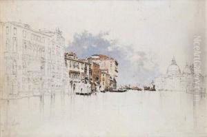 Venezia, Il Canal Grande Alla Salute by Antonino Leto