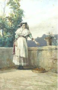 The orange picker (illustrated) by Onorato Carlandi