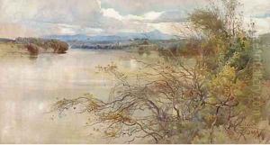 The River Tiber by Onorato Carlandi