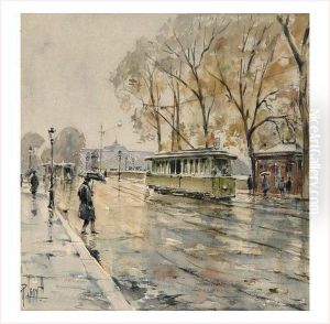 Le Tram Du Quai D'orsay by Rene Leverd