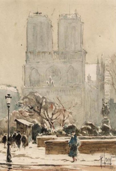 Views Of Paris, Including Notre Dame And The Place Vendome - view 1