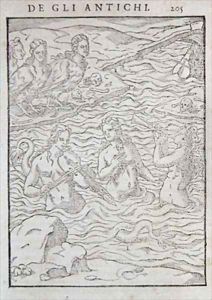 Sirens and Harpies Luring Sailors to their Deaths by Vincenzo Cartari