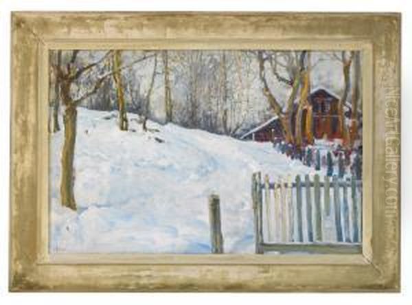 House On The Edge Of The Woods In Winter - Hagaparken - view 1