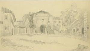 Paesaggio by Adolfo Levier