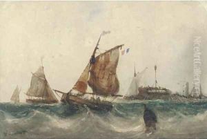 Rouge Fort Quay, Calais by William James Callcott