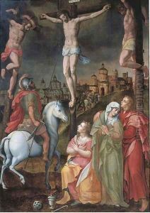 The Crucifixion by Antonius Claeissens