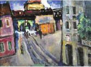 Strada Con Ferrovia by Adolfo Levier