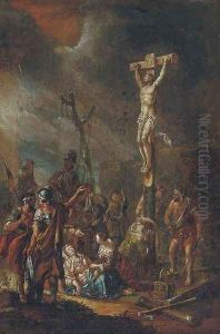 The Crucifixion by Giovanni Battista Crosato