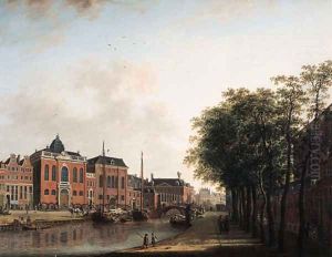 The Houtgracht, now the Daniel Meijerplein, Amsterdam