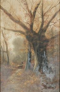 Lago Di Mucrone by Giuseppe Augusto Levis