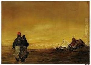 Scena Orientale by Giuseppe Augusto Levis