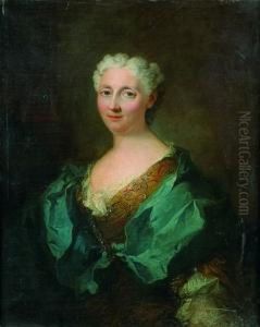 Portrait De Catherine Nicole Gruyer by Robert Tournieres