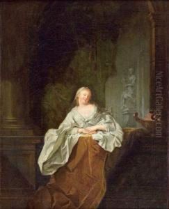 Portrait De Dame En Vestale
 Toile