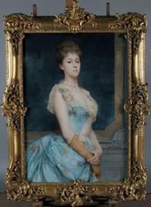 Portrait De Jeune Femme En Buste