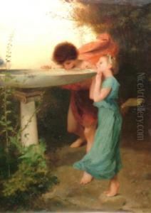 Levy, French 1826-189- "fountain Of Youth"